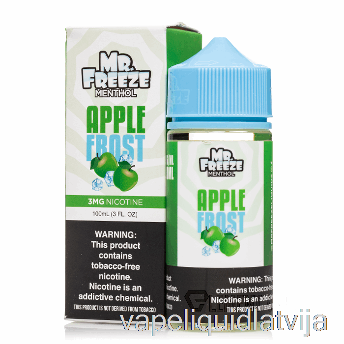 Apple Frost - Mr Freeze - 100ml 0mg Vape šķidrums